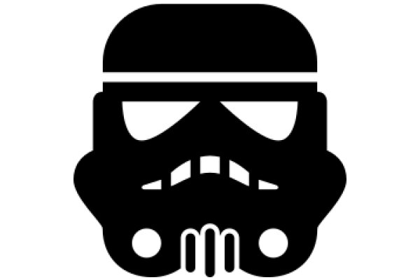 Stylish Icon of a Stormtrooper Helmet