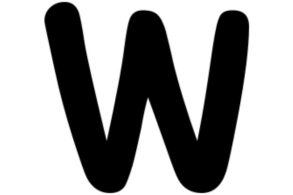 A Clear and Simple Representation of the Letter 'W'