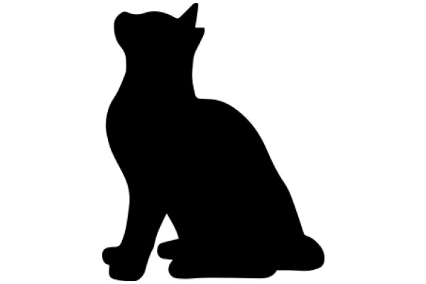 Silhouette of a Cat: A Simple yet Captivating Design