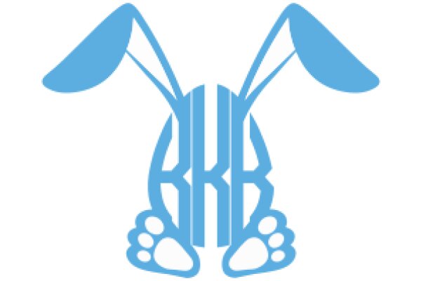 Stylized Blue Bunny Logo