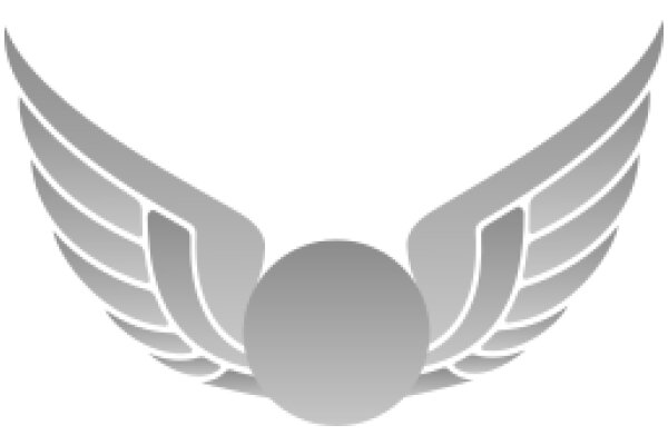 Stylized Silver Wings Logo