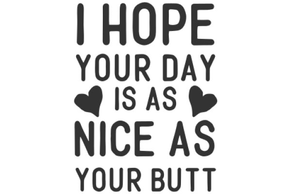 Hope Your Day Is As Nice As Your Butt