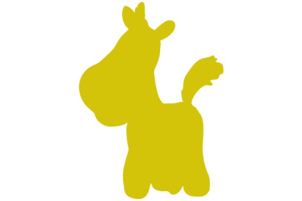 A Yellow Silhouette of a Dog-like Creature