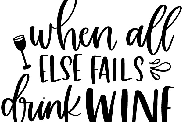 When All Else Fails, Drink Wine: A Humorous Take on Life's Challenges