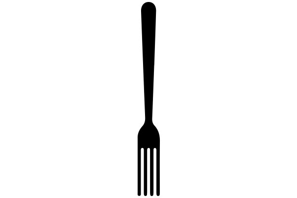 Simplistic Icon of a Fork