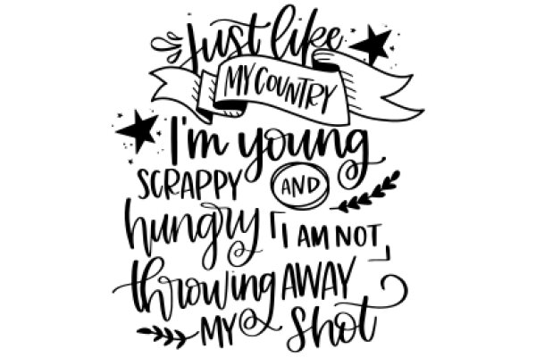 Hand-Drawn Quotation: A Young Person's Journey of Self-Discovery and Independence