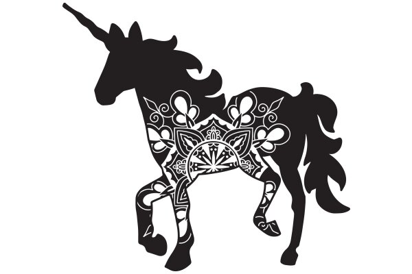 Elegant Unicorn Silhouette