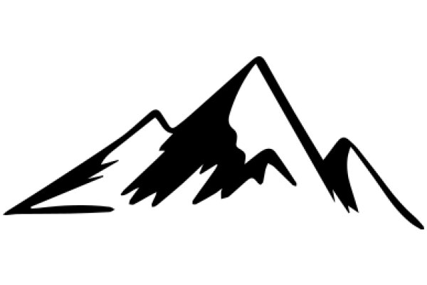 Silhouette of a Mountain Range