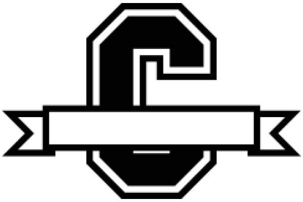 Stylized Logo of a Letter 'C' with a Ribbon