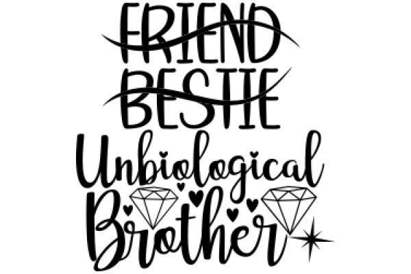 Friendship and Unconditional Love: A Affirmation Poster