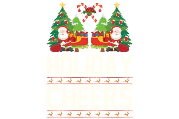 Holiday Cheers: A Festive Illustration