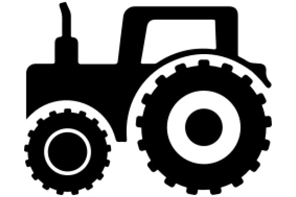 Simplified Icon of a Tractor