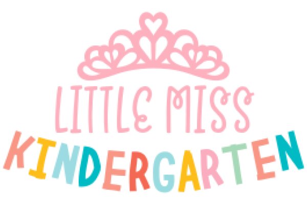 Little Miss Kindergarten: A Playful and Colorful Logo