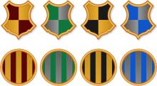 A Collection of Six Unique Shield Emblems