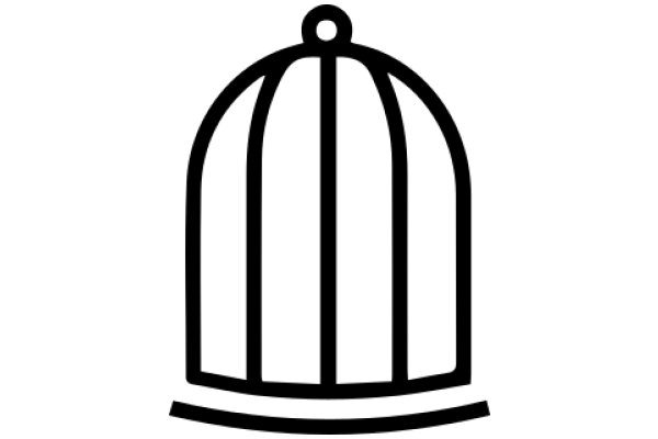 A Simple Logo of a Birdcage