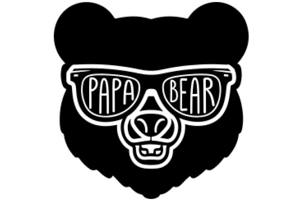 Stylish Papa Bear Logo