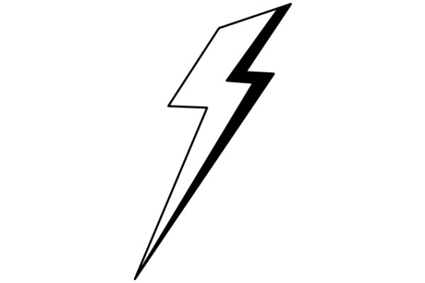 Stylized Lightning Bolt Icon