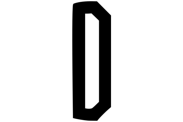 Simplistic Letter 'D'