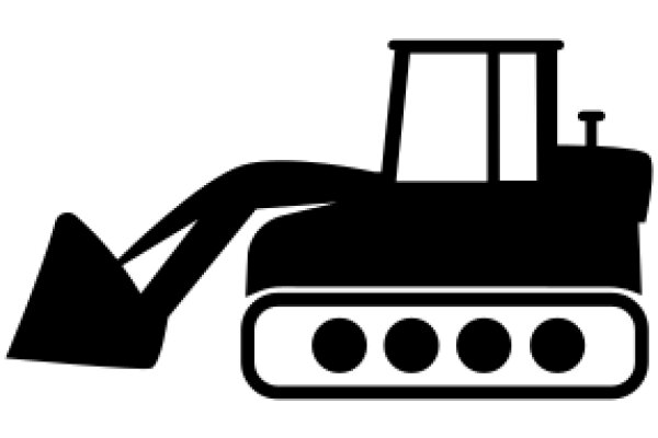 A Simple Icon of a Tractor