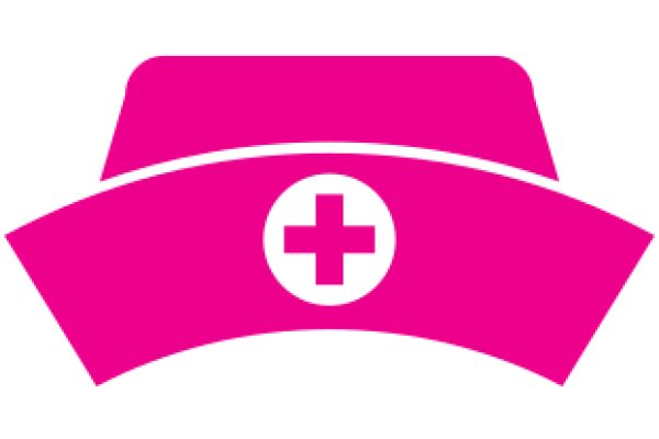 Vibrant Pink Cross Symbol