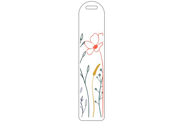 Floral Illustration on a Container