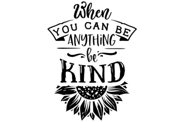 When You Can Be Anything, Be Kind