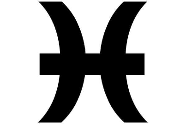 Stylized Black Astrological Sign Logo