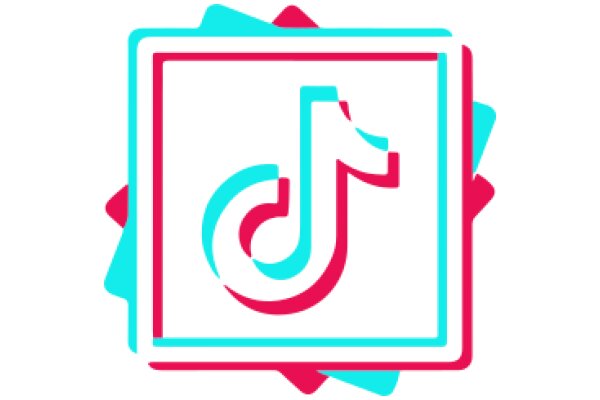 Vibrant Digital Art: A Stylized Musical Note Icon