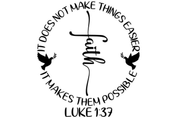 Faith Makes Things Possible: A Biblical Quote from Luke 1:37