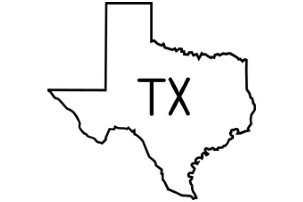 Simplified Texas State Outline