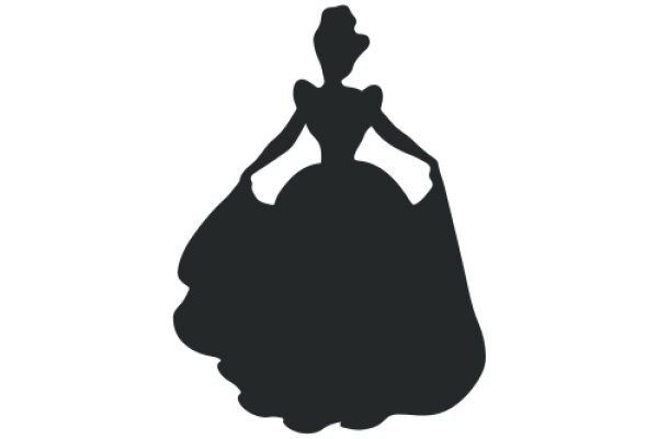 Silhouette of a Woman in a Dress