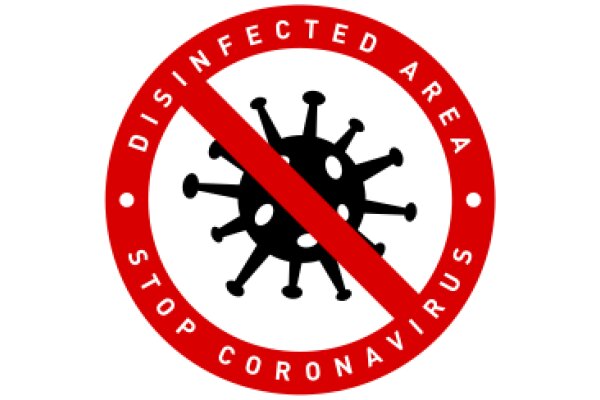 Disinfected Area Stop Coronavirus