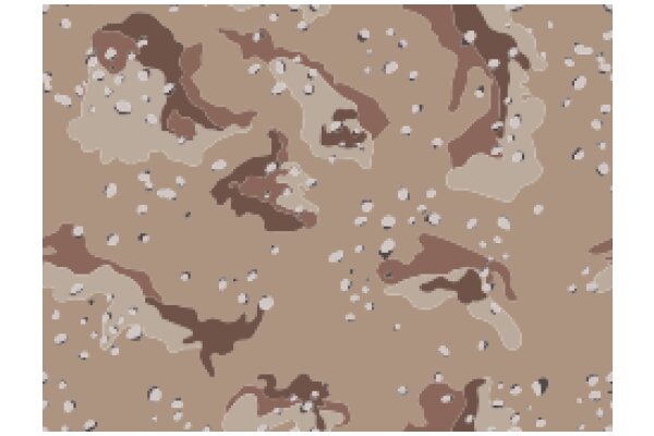 Camouflage Pattern with Speckles and Dots