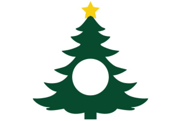 A Festive Christmas Tree Logo