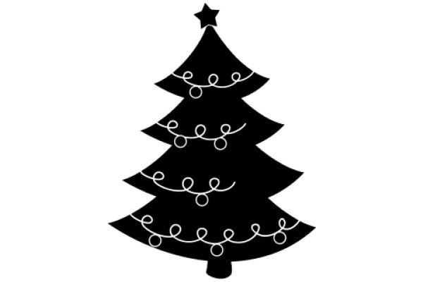 Simplistic Christmas Tree Illustration