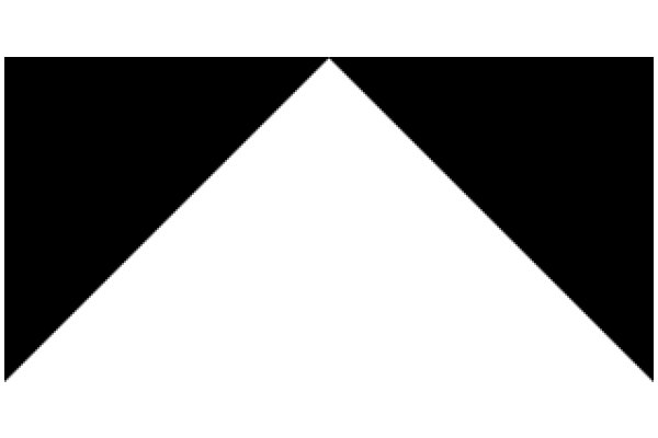 A Pixelated Black Rectangle on a White Background