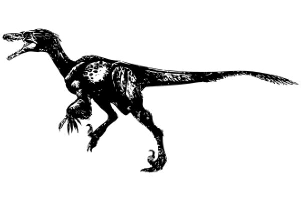 A Classic Illustration of a Velociraptor