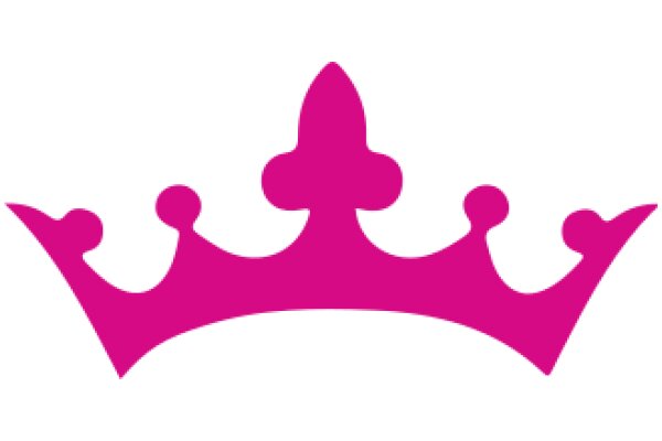 Vivid Pink Crown with a Unique Design