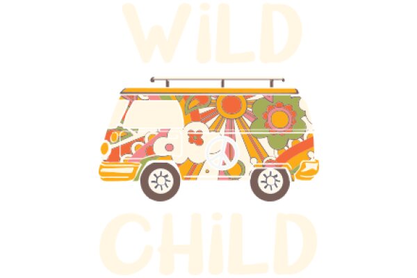 Vintage Van with Wild Child Design