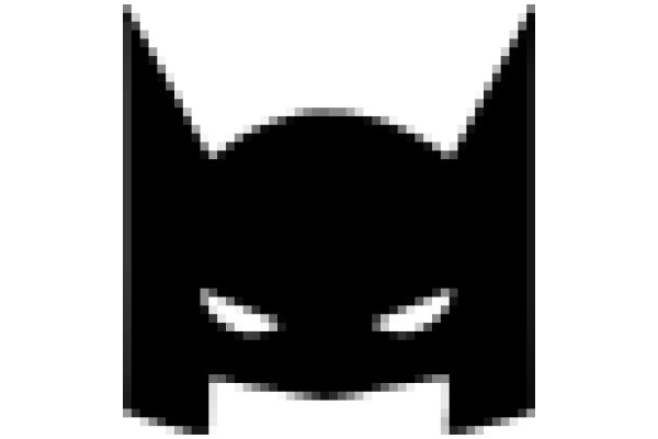 A Silhouette of a Bat-like Character with a Serious Expression