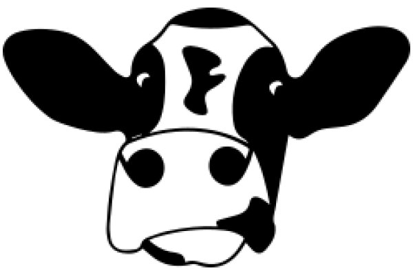 Simplistic Cow Silhouette