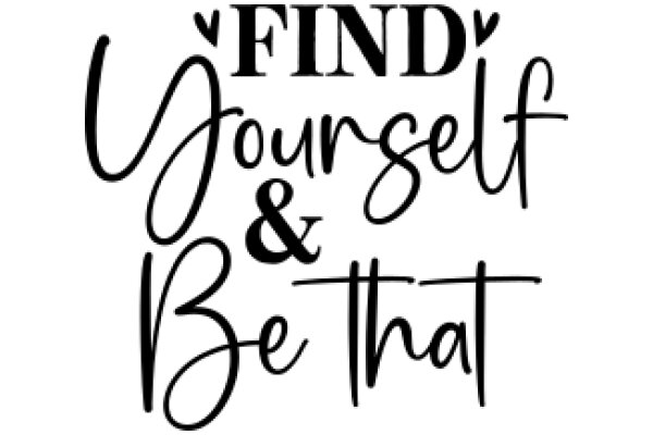 Find Yourself and Be That