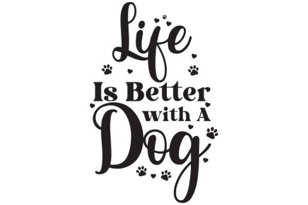 Life is Better with a Dog: A Heartwarming Affirmation