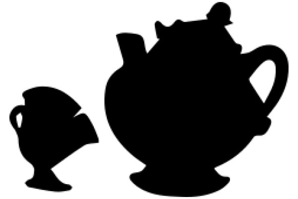 Silhouette of a Tea Set: A Classic Symbol of Hospitality