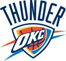 Thunder Basketball Team Logo