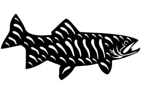 Stylized Illustration of a Shark