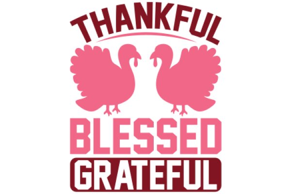 Thanksgiving Blessed Gratitude Logo