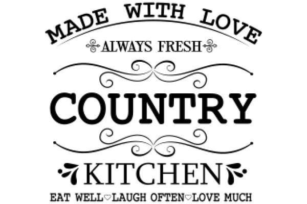 Made with Love: Always Fresh, Country Kitchen, Eat Well, Laugh Often, Love Much