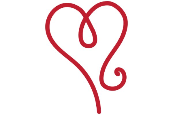 Simplistic Red Heart Logo