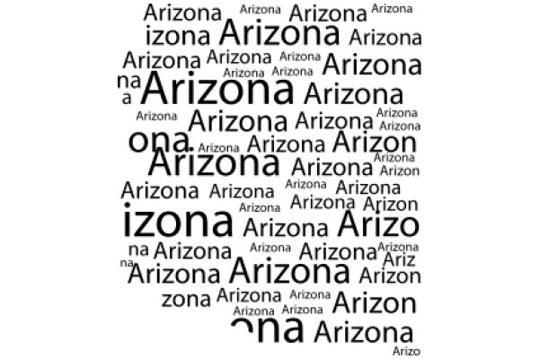 A Tribute to Arizona: A Visual Poem of the State's Name